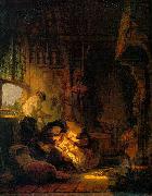 Rembrandt van rijn Holy Family oil painting